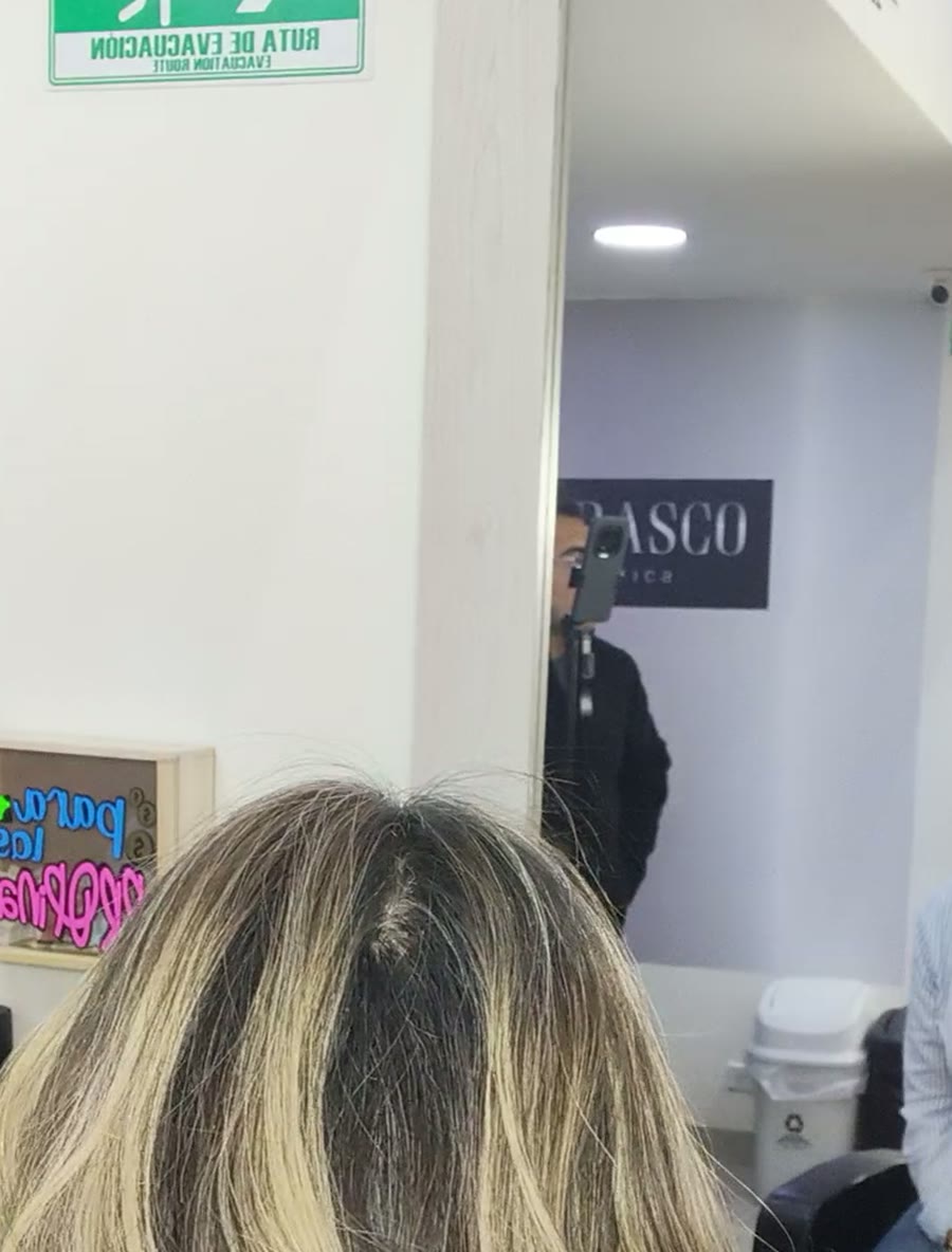 Aplicación de color en el salón