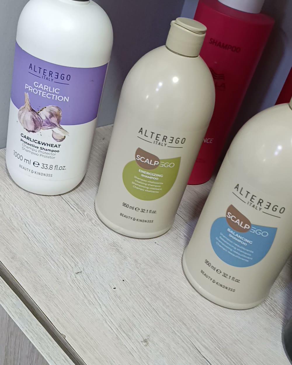 Repisa de producto profesional del salón